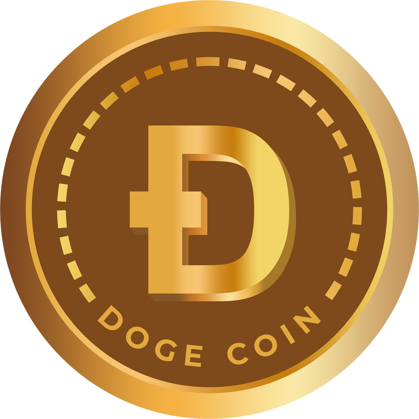 3d coin doge